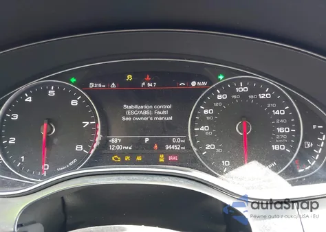 2013 Audi A6 3.0T Premium z USA, uszkodzony, nr VIN WAUHGAFCXDN084209